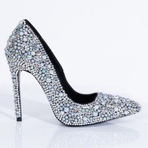 Azalea Wang Big City Girl Stiletto Pump in Silver